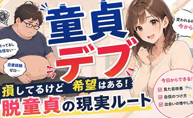 【体形を有利に】デブ童貞は人生を損しているけど希望はある