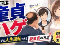 ハゲ童貞はかなりヤバイ？髪の毛が薄くても人生逆転する方法【薄くてもOK】