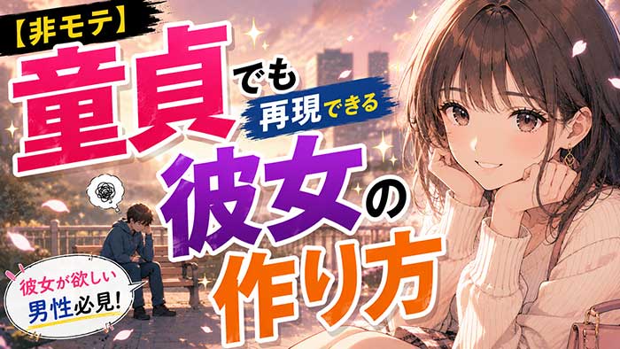 【非モテ】童貞でも再現できる彼女の作り方【彼女が欲しい男性必見】