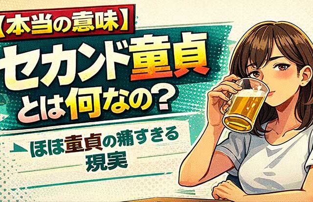 【本当の意味】セカンド童貞とは何なの？ほぼ童貞だしマジ笑えない件