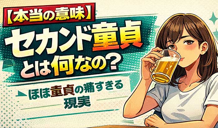 【本当の意味】セカンド童貞とは何なの？ほぼ童貞だしマジ笑えない件