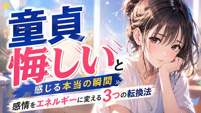 【悔しさ注意】童貞が悔しいと感じる本当の瞬間…感情をエネルギーに変える3つの転換法