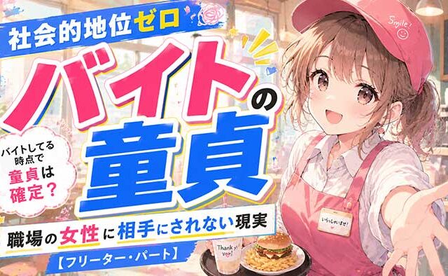 【社会的地位ゼロ】バイトしてる時点で童貞は確定？職場の女性に相手にされない実際【フリーター・パート】