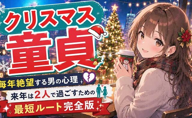 クリスマス童貞とは？毎年絶望する男の心理と、来年のクリスマスを2人で過ごすための最短ルート